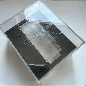 CALVIN KLEIN Transparent Watch Box 3.75x3x2